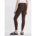 thumbnail image 3 of No Boundaries Faux Sueded Ankle Leggings, 27.5”Inseam, 1 or 2-Pack, Women's & Women's Plus Sizes XXS-4X, 3 of 5