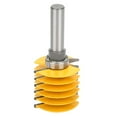 thumbnail image 4 of 1/2 Inch Shank Finger Joint Router Bit Woodworking Milling Cutter with Bearing, 4 of 9