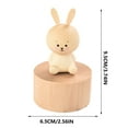 thumbnail image 3 of Gmogad Classic Beechwood Music Box - Wind-Up Birthday/Wedding Gift, Romantic Home Decoration for Kids/Anniversary, No Battery Needed with Clear Melody, 3 of 8