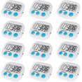 thumbnail image 1 of 12 Pack Digital Kitchen Timer With On/off Switch, Loud Alarm, 1 of 5