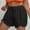 Black, variant on TEVEQ Women's Fashion Sports Wind Beach Swimming High Waist Flat Angle Anti Sun Mesh Pants Swimsuit Coverup for Women Pants Sarong Coverups for Women Cover Ups for Swimwear Women Black L