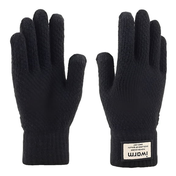 TELOLY 1 Pair Touch Screen Gloves Gloves for Men Winter Anti-Skid Gloves Outdoor Men Warm Gloves