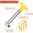 thumbnail image 5 of Pineapple Corer, Stainless Steel 3-In-1 Pineapple Peeler Slicer Tool Detachable Wedge For Home And Kitchen, 5 of 5