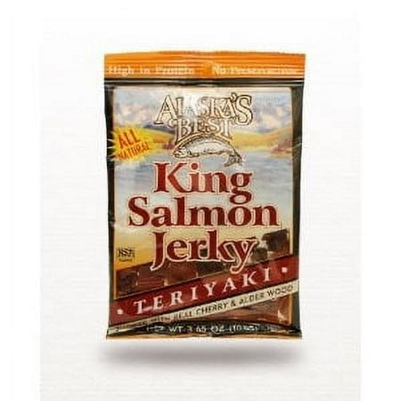 ALASKA'S BEST, KING SALMON JERKY, TERIYAKI, TERIYAKI
