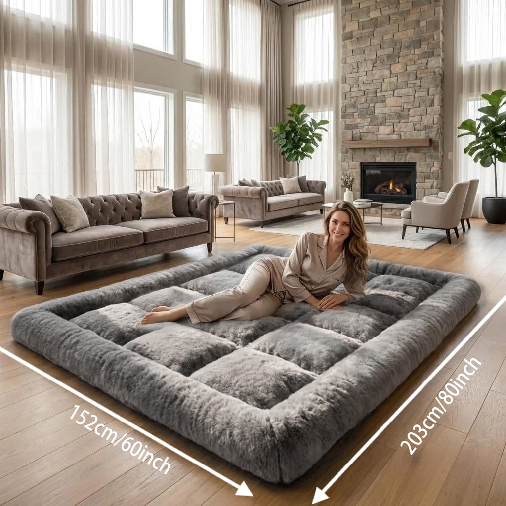 Super soft and fluffy floor mattress，Foldable sofa mattress, Suitable for camping guest rooms, dormitory bedrooms, bedrooms, and caravans, mattresses