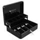 thumbnail image 5 of 1 Juego de caja de dinero de Metal para efectivo, caja de seguridad con bloqueo portátil con bandeja para dinero, organizador de ahorro de dinero para pequeñas empresas con llaves, 5 of 5