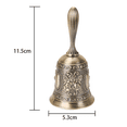 thumbnail image 4 of Timbre de mano JM sonido fuerte dorado claro, 4 of 4
