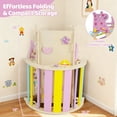 thumbnail image 2 of Gymax Triangle Set Wooden Montessori Climbing Set w/Arch Ramp Climbing Rope & Ladder, 2 of 10