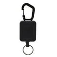 thumbnail image 1 of Retractable Keychain Plastic Badge Reel Aluminum Alloy Anti Theft Anti Lost Portable Key Holder, 1 of 8