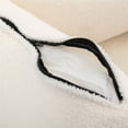thumbnail image 7 of Modern Swivel Accent Chair Barrel Chair Upholstered Sofa Lounge Leisure Chair Round Chair with 3 Pillow 360°Swivel for Hotel Living Room,Ivory, 7 of 7