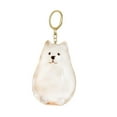 thumbnail image 1 of Dog Hair Keepsake Capsule Keychain Translucent Pet Fur Memorial Bottles with Keyring, Portable & Odor-Proof, Cute Dog Hair Collector Storage for Pet Lovers, 1 of 9