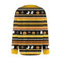 thumbnail image 5 of IYYVV Halloween Sweaters for Women 2026 Button Knit Cardigan Long Sleeve Ghost Graphic Cute Spooky Fall Winter Trendy Tops Yellow 2XL, 5 of 6