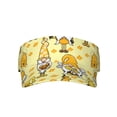 thumbnail image 3 of Balery Garden Honeybee Gnomes Sport Wear Athletic Visor Sun Sports Visor Hat Visor Adjustable Cap for Women and Men (One Size), 3 of 8
