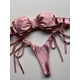 thumbnail image 3 of Traje baño piezas con flores 3D para mujer, traje baño fruncido, traje baño piezas con calzoncillos, 3 of 5