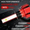 thumbnail image 2 of For Honda CR-V 2005-2006 LED Headlight Fog Light Bulbs Kit High Low Beam White 6pcs, 2 of 11