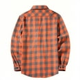 thumbnail image 6 of AIEOTT Boys Casual Plaid Button Down Shirts Kids Long Sleeve Collared Blouses Shacket Jacket 4-15 Years, 6 of 6
