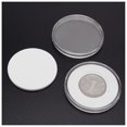 thumbnail image 3 of 120 Pcs 46mm Coin Cases Capsules Holder Applied Clear Plastic Round Storage Box.pa, 3 of 5