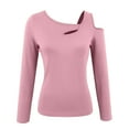 thumbnail image 3 of Womens Thermal Base Layer Top Long Sleeve Slim Fit Undershirt Soft Shirt Tops, 3 of 5