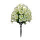 thumbnail image 2 of Flores artificiales para jardines exteriores con pinchos en el suelo, decoración blanca de trompeta para jardín, patio o macetas de interior, plástico resistente a la intemperie, 2 of 6