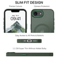 thumbnail image 3 of VENINGO Magnetic Phone Case for iPhone 16e / iPhone 17e 6.1" Compatible with Mag-safe , Translucent Matte Shockproof Scratch Resistant iPhone 16e Case / iPhone 17e Case，Dark Green, 3 of 7