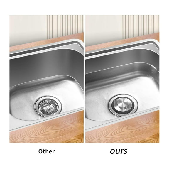 Kitchen Sink Drain Stopper 2PCS Garbage Disposal 3.35 Inch Plug, Fits Standard