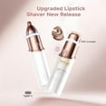 thumbnail image 3 of Hoeylife Facial Hair Remover for Women,2 in 1 Rechargeable Electric Painless Eyebrow Removal,Built-in LED Light (White), 3 of 8