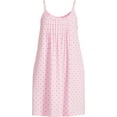 thumbnail image 3 of Joyspun Women's Cotton Blend Pleated Sleep Chemise with Pockets, Sizes S to 3X, 3 of 3