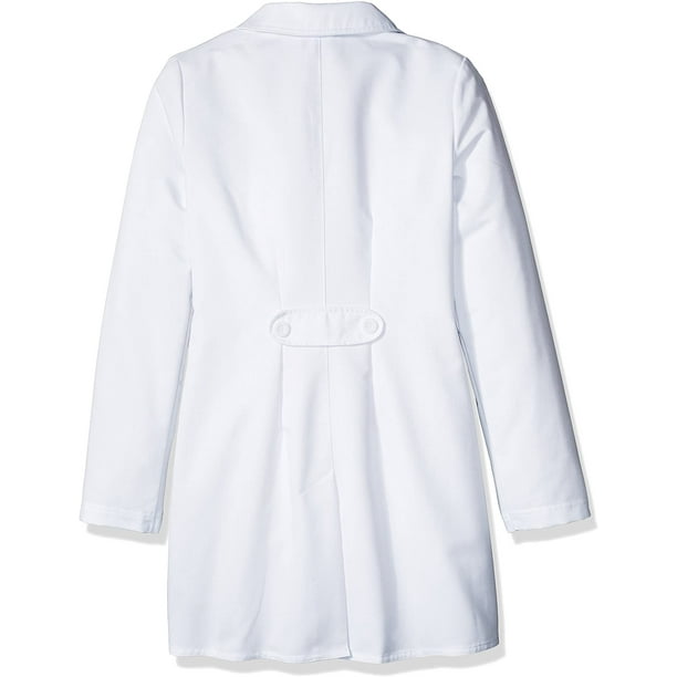 Grey s Anatomy 7446 Missy 2 Pkt White Lab Coat w Back Tab Medium