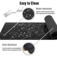 thumbnail image 6 of Map Extended Gaming Computer Mouse Pad, Large Gaming Mousepad for Desk, Minimalist Desk Pad, Cool Desk Mat for Keyboard and Mouse, Black, 31.5 x 11.8 x 0.12 inches, 6 of 6