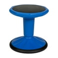 thumbnail image 2 of Flash Furniture Fixed Height Kids Flexible Active Stool for Classroom and Home with Non-Skid Bottom in Blue, 14" Seat Height, 2 of 11