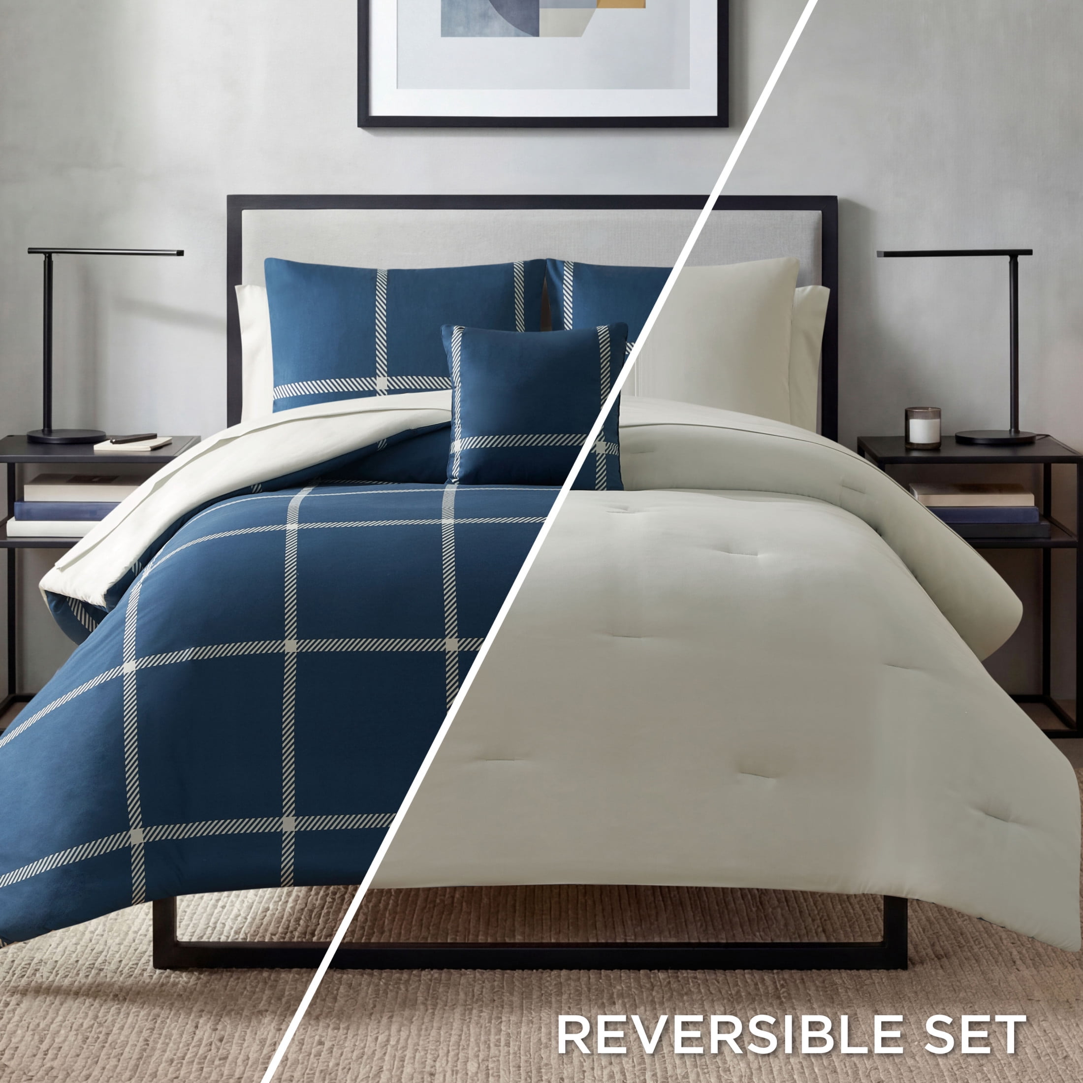 The Sheet Lab Window Pane Check Bed in a Bag