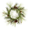 thumbnail image 1 of Vickerman D180530 30 in. Larkspur Pine Wreath, 1 of 3
