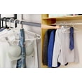 thumbnail image 5 of Byomostor Perchas de plástico negro, paquete de 50, perchas livianas y duraderas en forma de G, perchas antideslizantes de tamaño estándar, perchas para ropa para adultos para lavandería y uso diario,, 5 of 5
