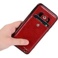 thumbnail image 4 of PU Leather Wallet Case for Samsung Galaxy S10e Necklace Lanyard Case Cover with Card Holder Adjustable Detachable Anti-Lost Neck Strap Case for Samsung Galaxy S10e,Pink, 4 of 14