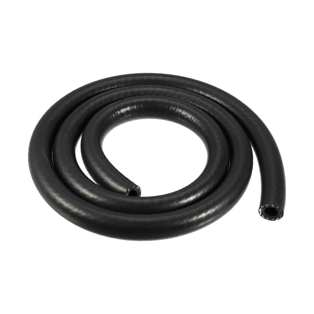 Coche Silicona Vacío Tubería Manguera LíneaNegro ID 14 mm 4.92 Pies Longitud