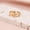 Golden kkj436, variant on Titanium Steel Adjustable Openwork Ring Vintage Palace Style Geometric Ring For Women Fashion Jewelry Style Edition