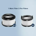 thumbnail image 4 of Filtro de Vacío, Accesorios de Vacío Inalámbricos Filtros fáciles de instalar adsorción fuerte de lavable eficiente para vortexiq 40-rf, 4 of 7
