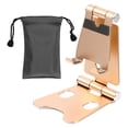 thumbnail image 1 of 1Pc Aluminium Alloy Mini Cellphone Stand Portable Folding Tablet Rack Holder, 1 of 9