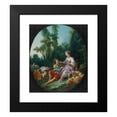 thumbnail image 2 of François Boucher 20x23 Black Modern Framed Museum Art Print Titled - Are They Thinking About the Grape (Pensent-Ils Au Raisin ) (1747), 2 of 5