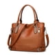 thumbnail image 1 of Rawiri Bolso de mujer de piel con asas, asa superior, bolso de hombro suave vintage para mujer, 1 of 5