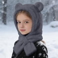 thumbnail image 5 of LRen Kids Winter Hats Children's Balaclava Ski Mask Windproof Warm Adjustable with Lining Hat for Boys Girls, 5 of 7