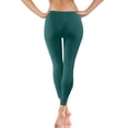 thumbnail image 4 of WULMLEO Women's High Waisted Ruched Ankle Leggings Soft Stretchy Pants for Yoga Workout Casual Summer Wear Army Green XL, 4 of 4