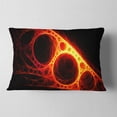 thumbnail image 2 of Designart Red Metal Construction - Abstract Throw Pillow - 12x20, 2 of 5