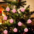 thumbnail image 5 of 12pcs Flocked Christmas Balls, Dark Velvet Matte Flocking Tree Ornaments, Shatterproof Decorative Balls with Rich Colors, Perfect for Christmas Tree & Holiday Wreath Decoration, 2.36in, Pink, 5 of 7