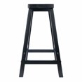 thumbnail image 3 of Winsome Satori Saddle Seat Counter Stool, Black, 3 of 6