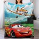 thumbnail image 4 of Manta de Lightning McQueen, manta de tela de superficie vertical súper suave de varios tamaños, acogedora y cálida, adecuada para cama, sofá, campamento, viajes, para todas las estaciones, liviana y, 4 of 8