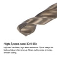 thumbnail image 4 of Uxcell M4 x 1 Left Hand Straight Flute Thread Tap 3mm Drill Bit Set High Speed Steel, 4 of 6