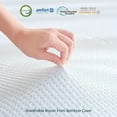 thumbnail image 2 of CHUN YI Memory Foam Mattress Topper Cal King Size, 2 Inch High Density Cooling Gel-Infused Bed Topper, Ventilated Mattress Pad with Breathable Rayon from Bamboo Cover, 2 of 9