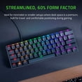 thumbnail image 3 of Teclado para juegos reacondicionado Razer Huntsman Mini 60% alámbrico con interruptores ópticos y clic, 3 of 7