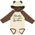 thumbnail image 3 of Inktastic Middle Brother- arrow Boys Long Sleeve Baby Bodysuit, 3 of 5